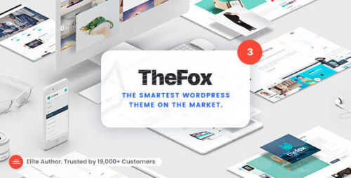 TheFox Theme GPL v3.9.67 – Responsive Multi-Purpose WordPress Theme